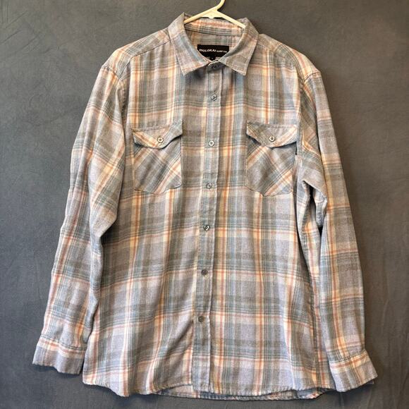 Molokai Surf Co Shirt Soft Button Plaid Outdoors Skater Comfy Casual Preppy - Picture 5 of 10